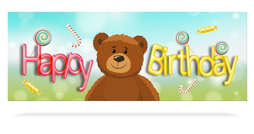 Teddy Bear Happy Birthday